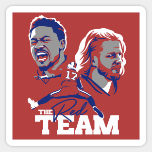 Buffalo Bills Red Color Rush Sticker